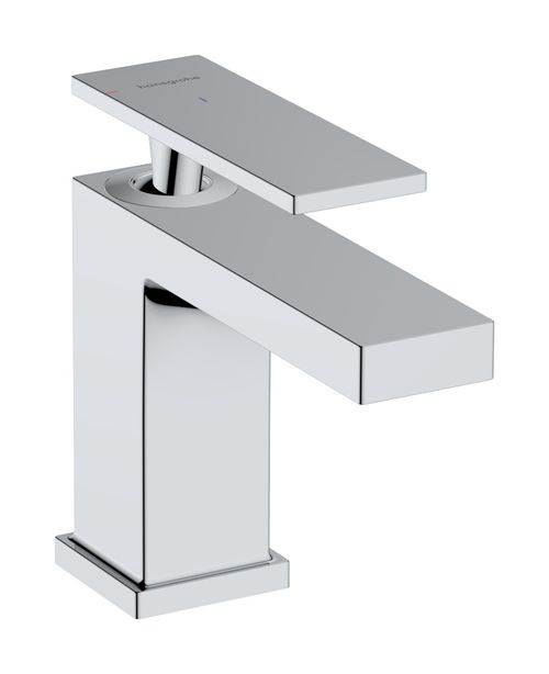 Hansgrohe-HG-Tecturis-E-Einhebel-Waschtischmischer-80-CoolStart-EcoSmart-ohne-Ablaufgarnitur-Chrom-73001000 gallery number 1